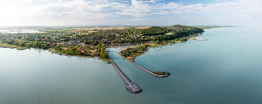 Fonyódi panoráma a Balaton felől