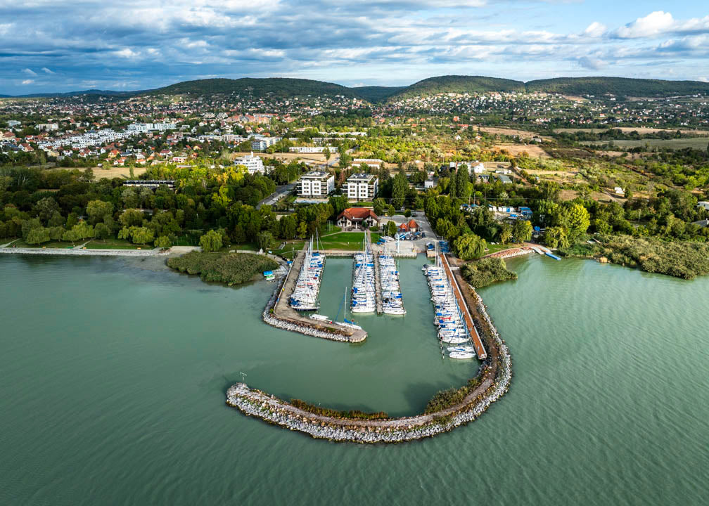 Koloska Kikötő a Balaton felől, Balatonfüred