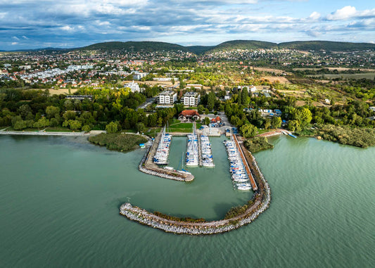 Koloska Kikötő a Balaton felől, Balatonfüred